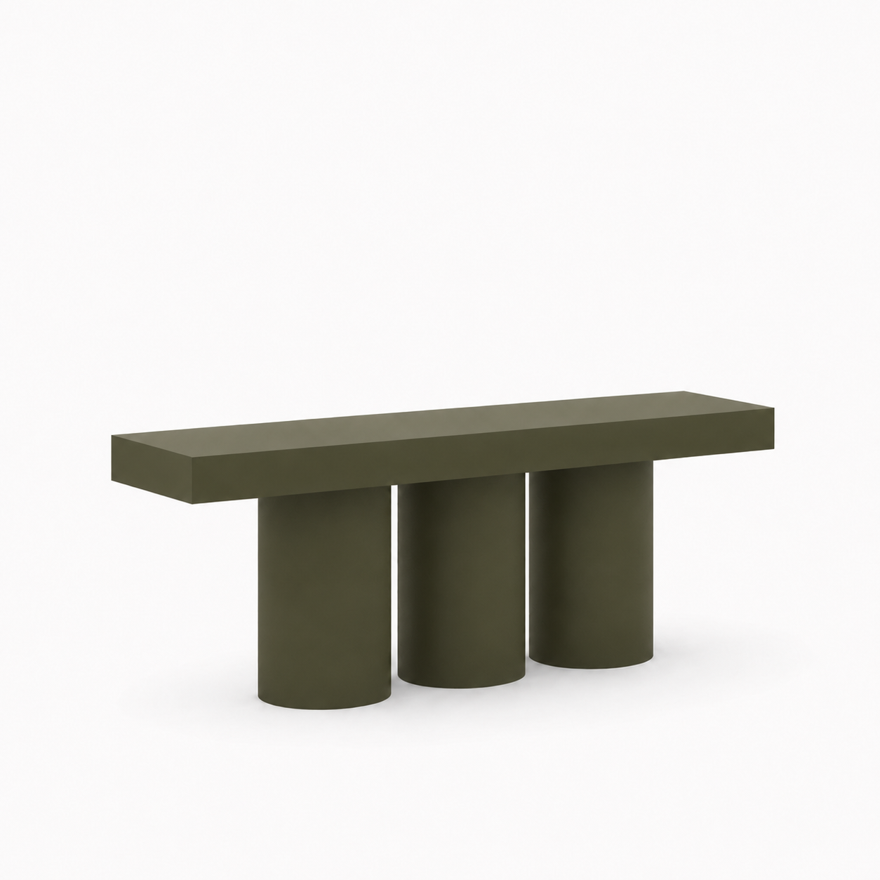 consola verde micrcrocemento